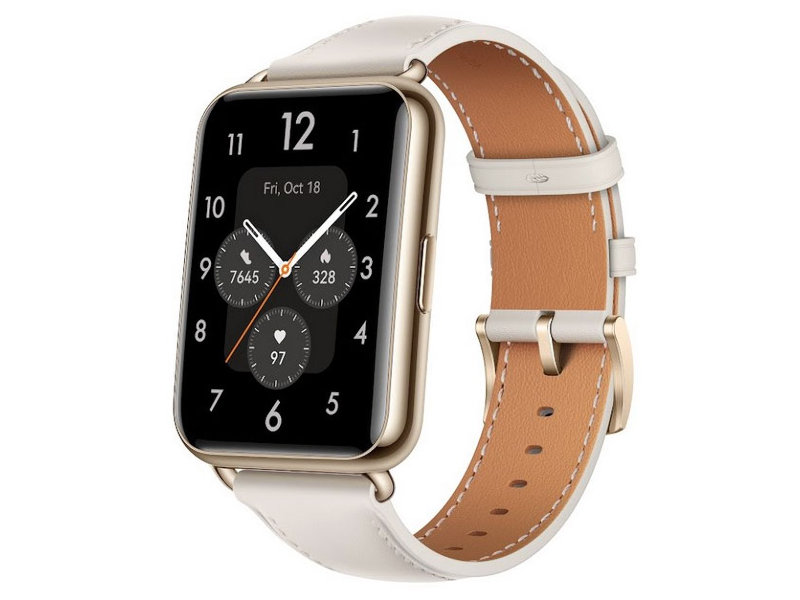 Умные часы Huawei Watch Fit 2 Yoda-B19V Moonlight White Leather Strap 55029265 умные часы huawei watch 4 pro mds al00 titanium titanium strap 55020apc