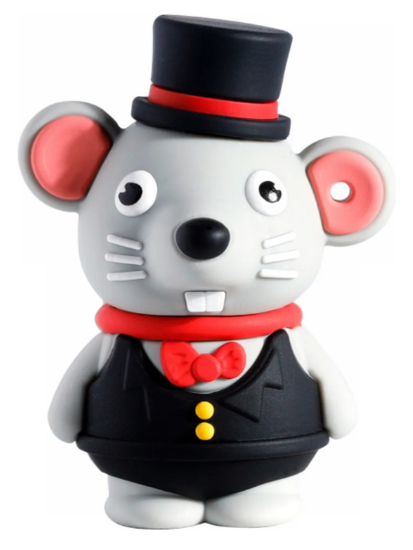 

USB Flash Drive 16Gb - SmartBuy Wild Grey Mouse SB16GBMouseW, SB16GBMouseW