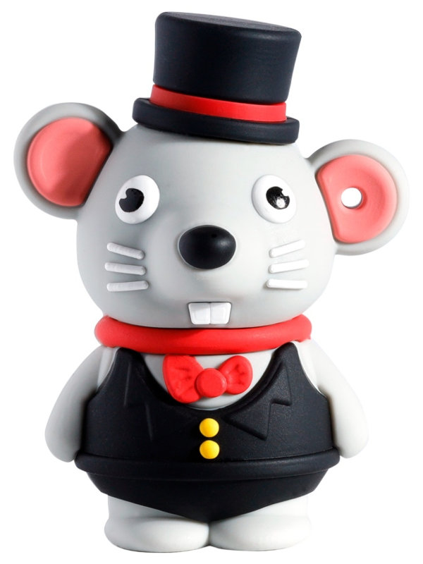 фото Usb flash drive 32gb - smartbuy wild grey mouse sb32gbmousew