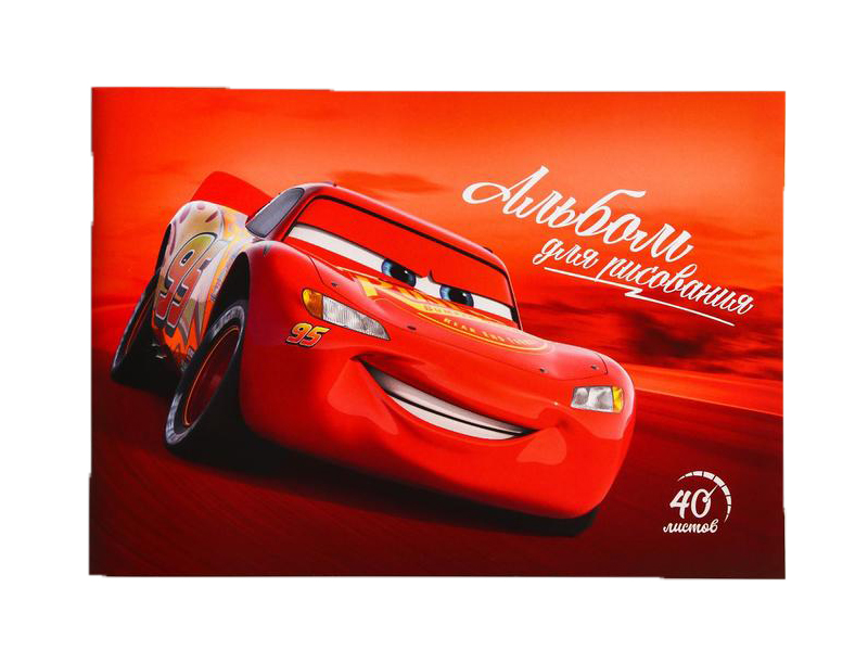 

Альбом для рисования Disney Тачки Маккуин А4 40 листов 4979374, Тачки Маккуин