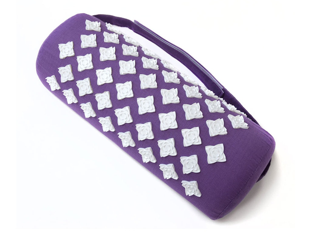 фото Подушка smart textile smart massage 39x15x10.5cm purple st4328