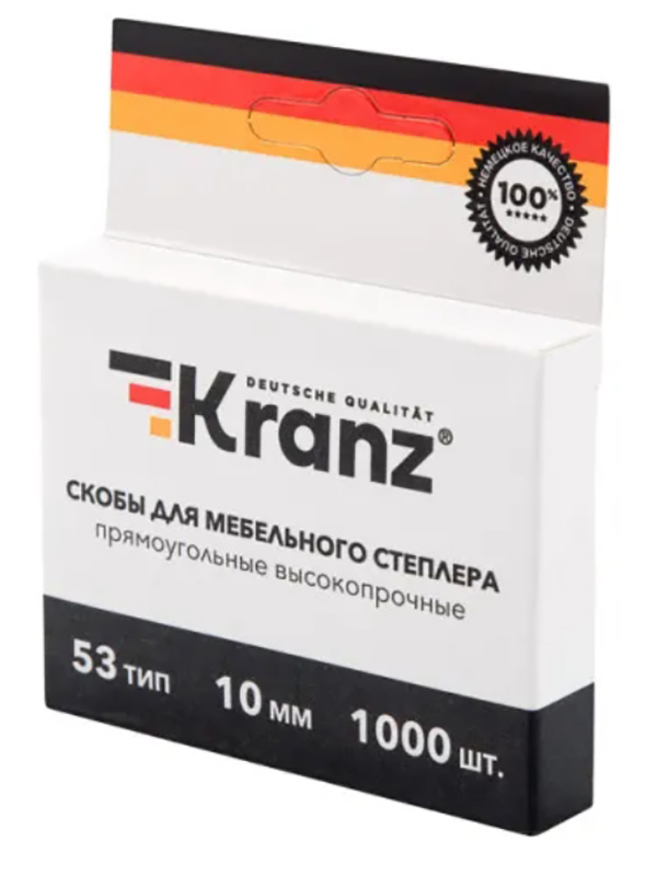 фото Скобы kranz 10mm тип 53 1000шт kr-12-5503