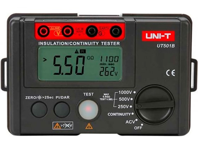 Измеритель сопротивления изоляции UNI-T UT501B