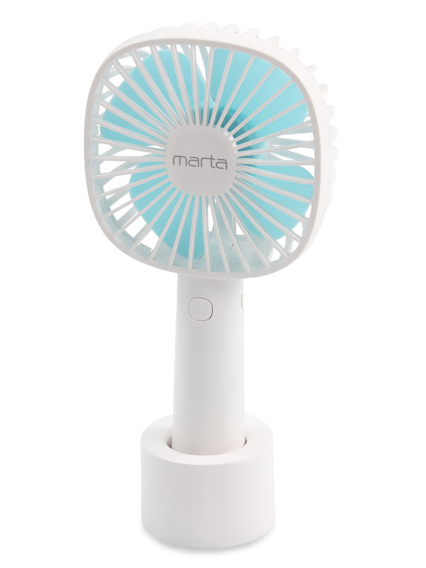 

Вентилятор Marta MT-FN2548 White-Light Blue, MT-FN2548
