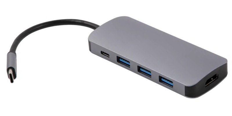 

Адаптер Red Line Multiport Adapter Type-C 7 in 1 Grey УТ000031223, УТ000031223