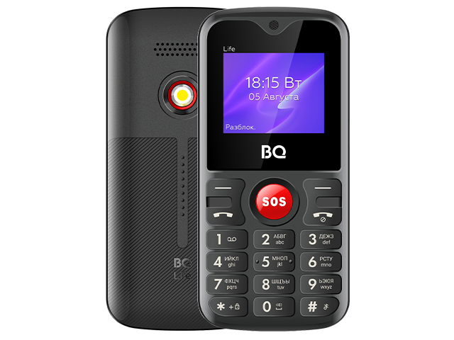 Сотовый телефон BQ 1853 Life Black Red