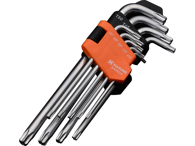 Набор ключей Harden Torx 18cm CrV 9шт 540604