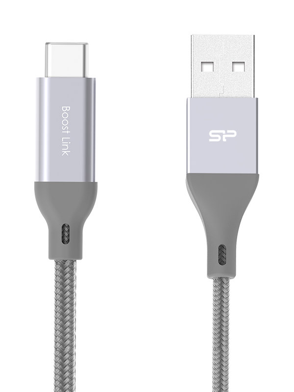 

Аксессуар Silicon Power USB - Type-C 1m Grey SP1M0ASYLK30AC1G, SP1M0ASYLK30AC1G