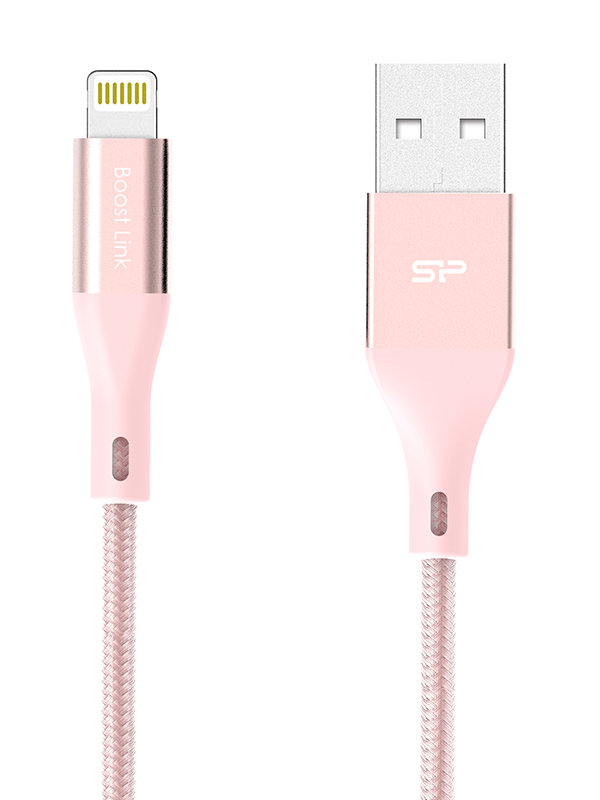 

Аксессуар Silicon Power USB - Lightning 1m Pink SP1M0ASYLK30AL1P, SP1M0ASYLK30AL1P