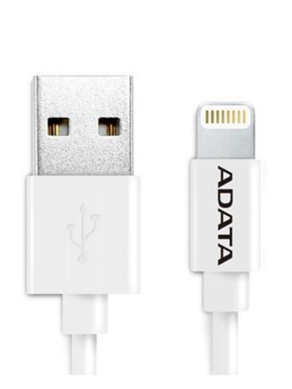 

Аксессуар A-Data USB - Lightning 1m White AMFIPL-1M-CWH, AMFIPL-1M-CWH