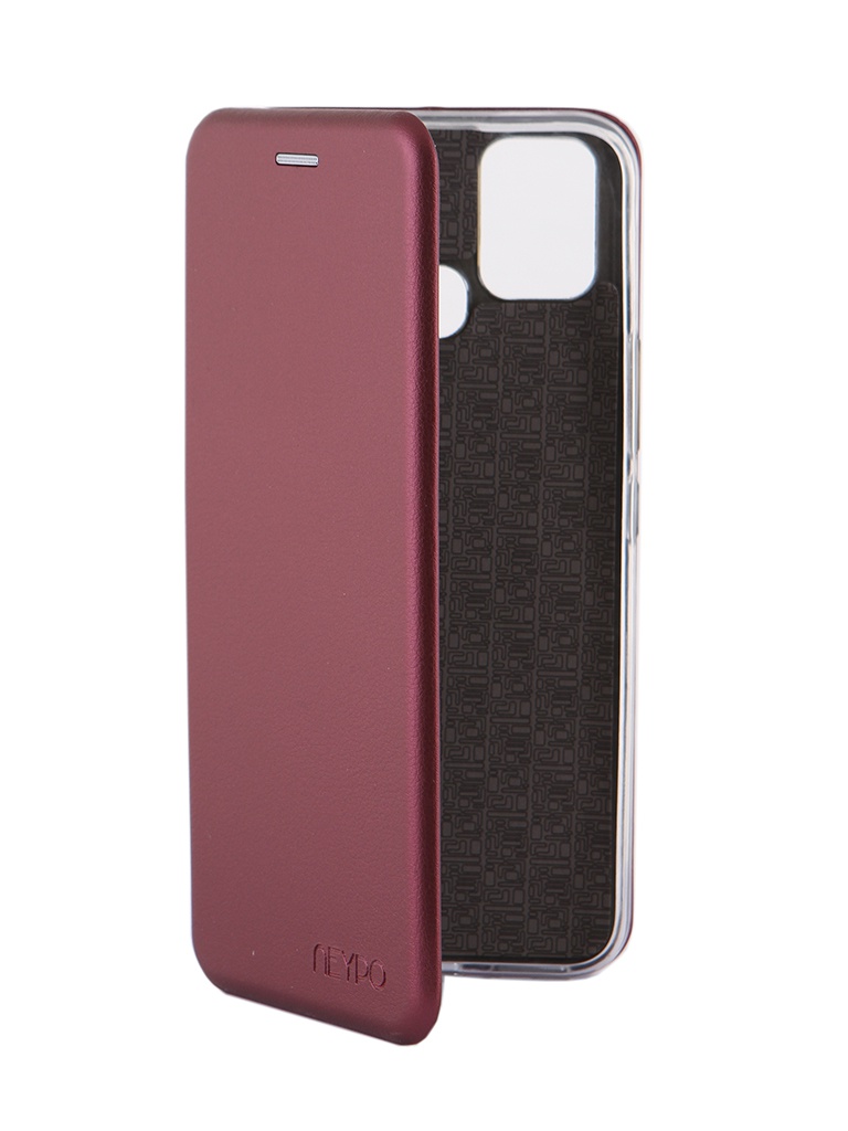 фото Чехол neypo для infinix hot 10 lite premium bordo nsb53199