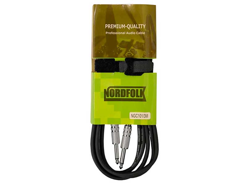 

Аксессуар NordFolk 6.35mm Jack Mono - 6.35mm Jack Mono 3m NGC101/3, NGC101/3