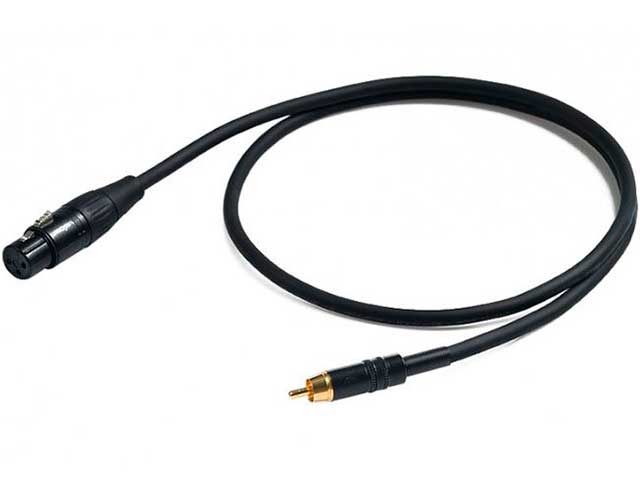 

Аксессуар Proel XLR - RCA 3m CHLP270LU3, CHLP270LU3