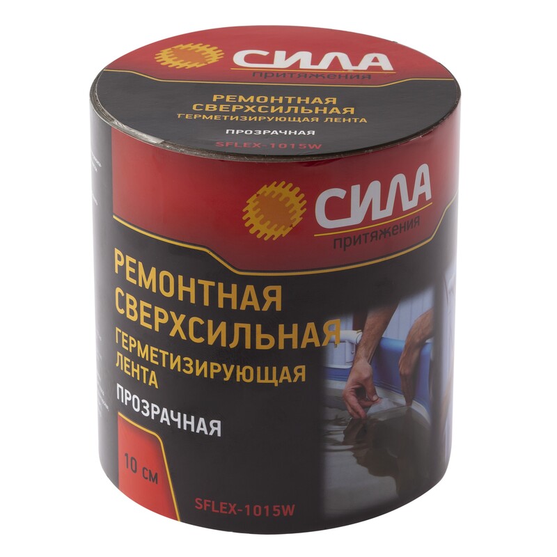 

Клейкая лента герметизирующая Сила 10cm x 1.5m SFLEX-1015W, SFLEX-1015W