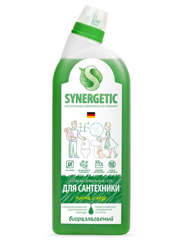 

Гель для сантехники Synergetic Хвойный лес 700ml 4607971451044, 4607971451044