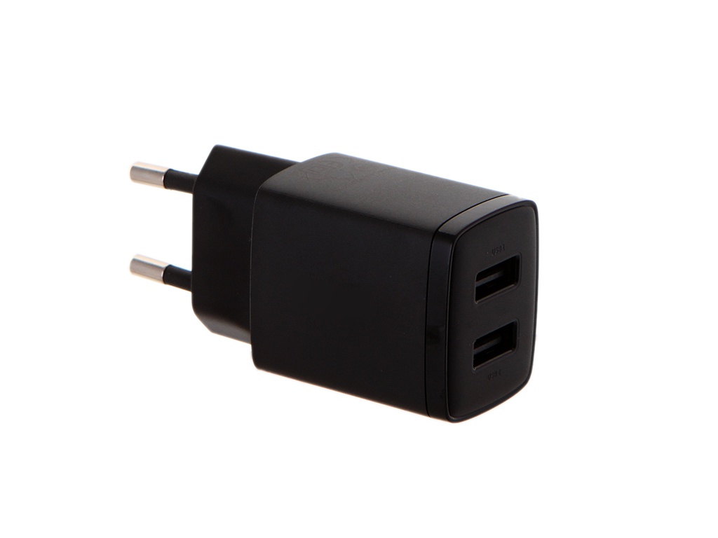 фото Зарядное устройство baseus compact charger 2u 10.5w eu black ccxj010201