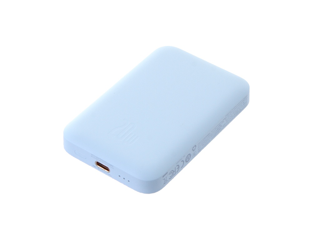 фото Внешний аккумулятор baseus power bank 6000mah 20w blue ppcx020003