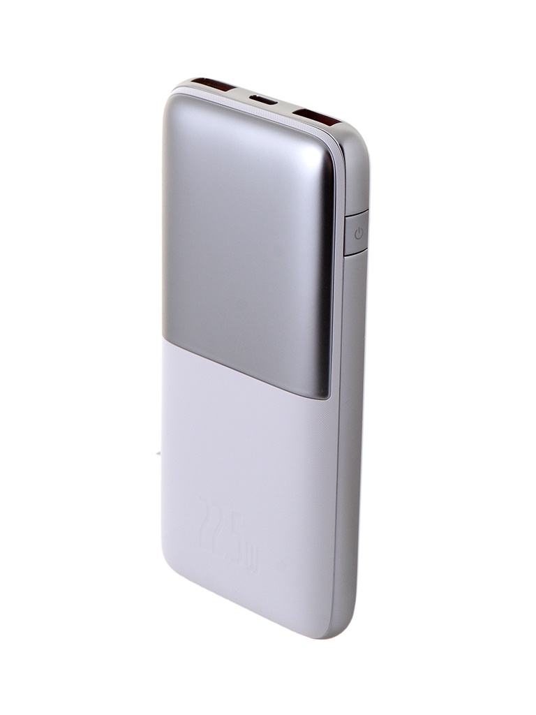 Внешний аккумулятор Baseus Power Bank Bipow Pro 10000mAh 22.5W White PPBD040002 цена и фото