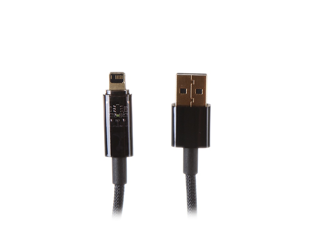 

Аксессуар Baseus Explorer Series Auto Power-Off USB - Lightning 2.4A 1m Black CATS000401, CATS000401