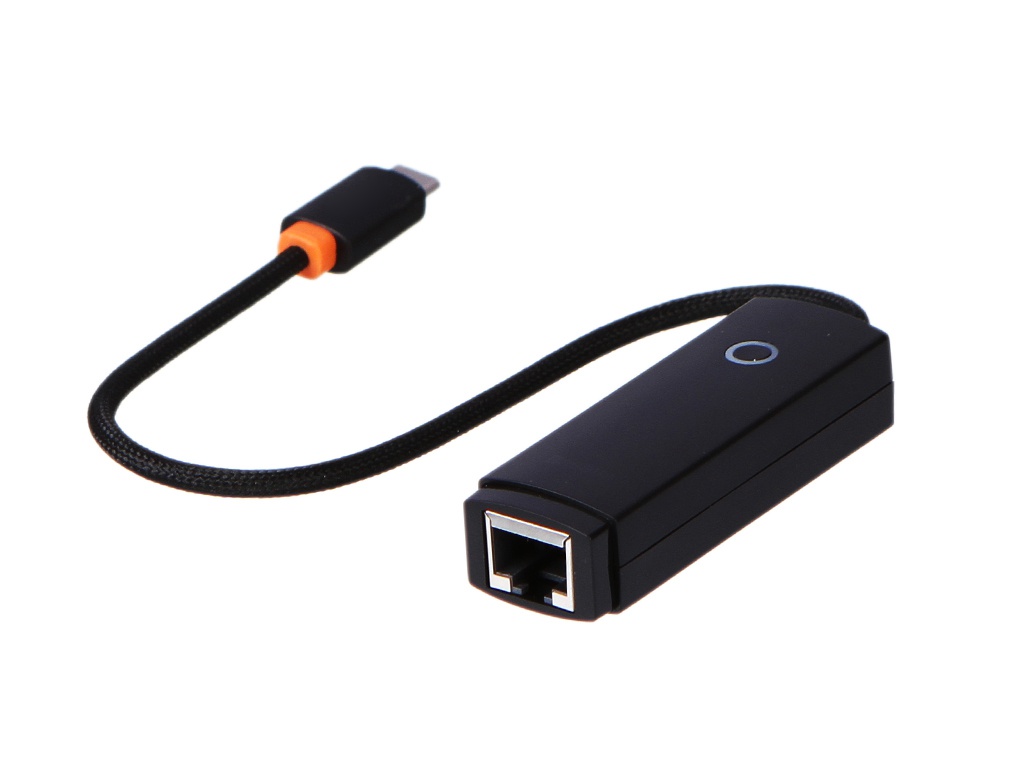 

Сетевая карта Baseus Lite Series Type-C - RJ45 LAN Port Black WKQX000201, WKQX000201