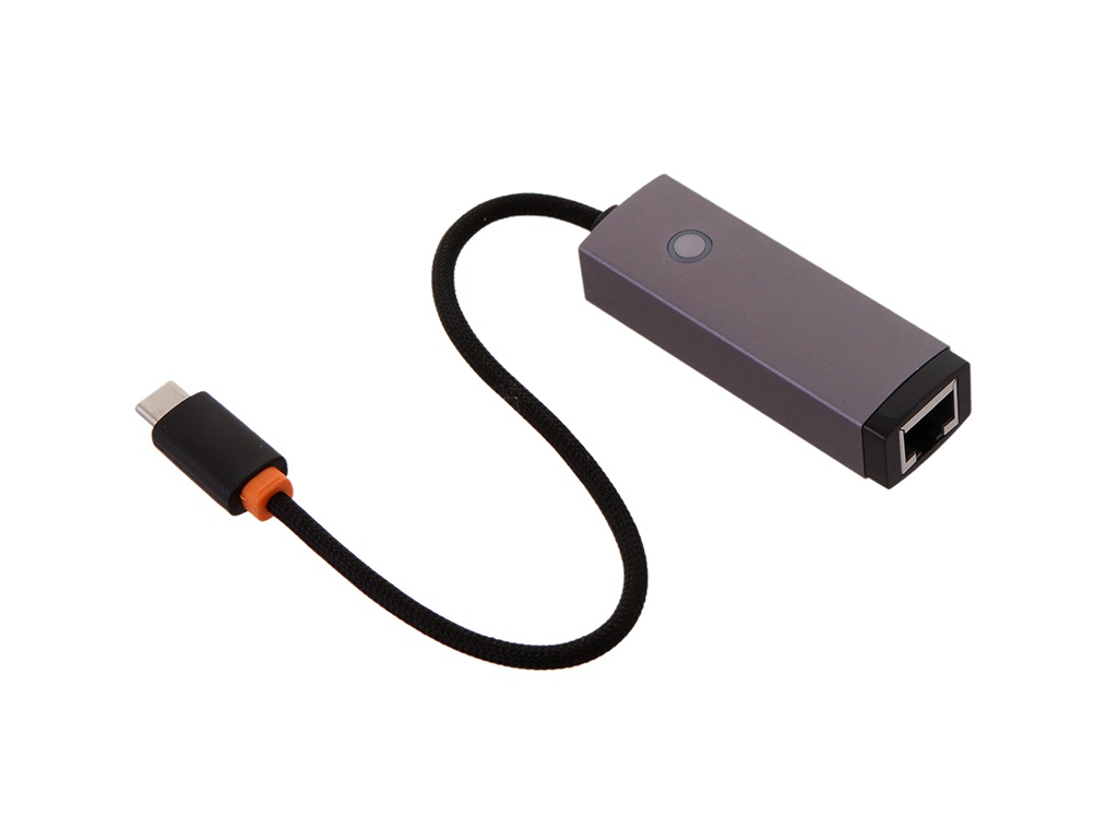 

Сетевая карта Baseus Lite Series Type-C - RJ45 LAN Port Grey WKQX000313, WKQX000313