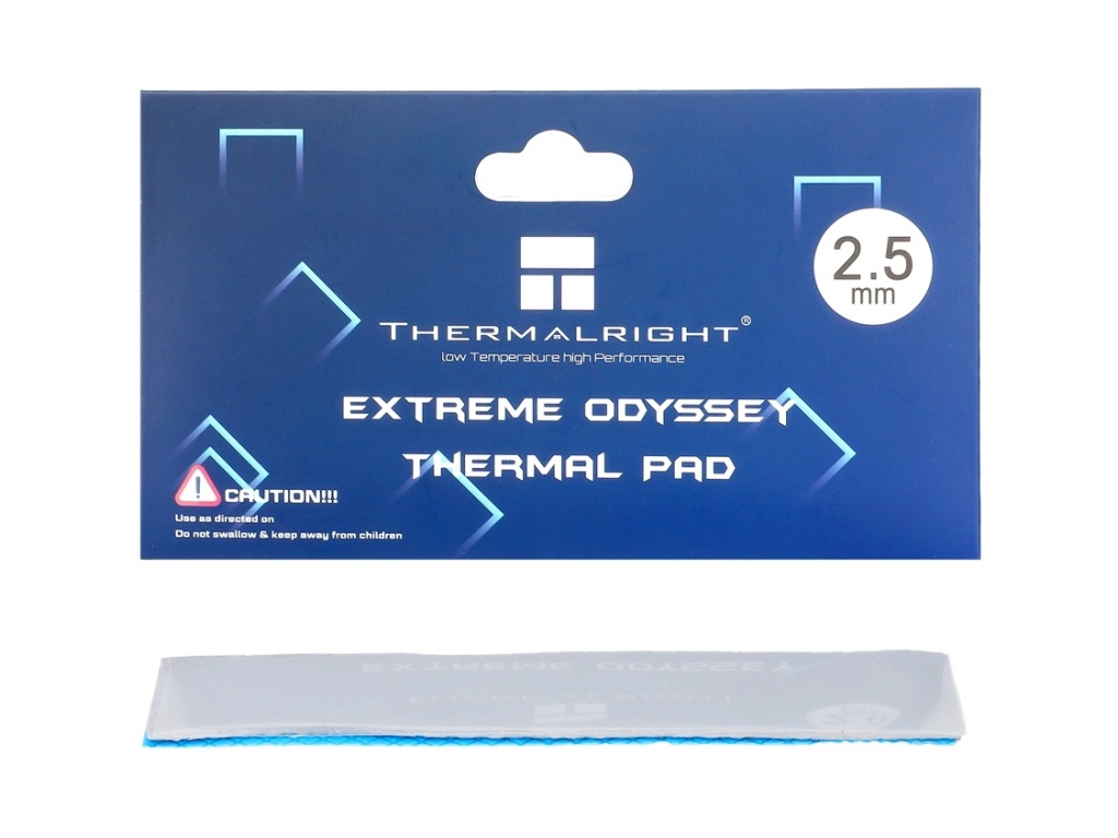 Термопрокладка Thermalright Odyssey Termal Pad 120x20x2.5mm ODYSSEY-120X20-2.5 термопрокладка thermalright extreme odyssey 120x120х1 5 мм 12 8 вт м к