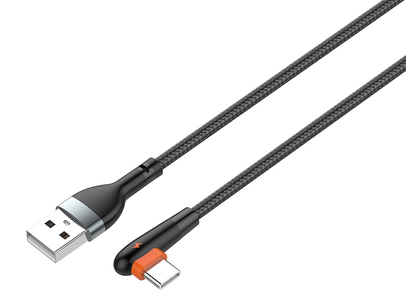 

Аксессуар Ldnio LS562 USB - Type-C 2.4A 1m Black-Orange LD_C3805, LS562