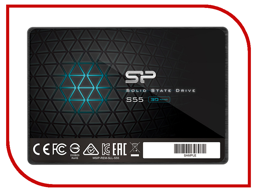 фото Жесткий диск 240Gb - Silicon Power Slim S55 SATA III SP240GBSS3S55S25