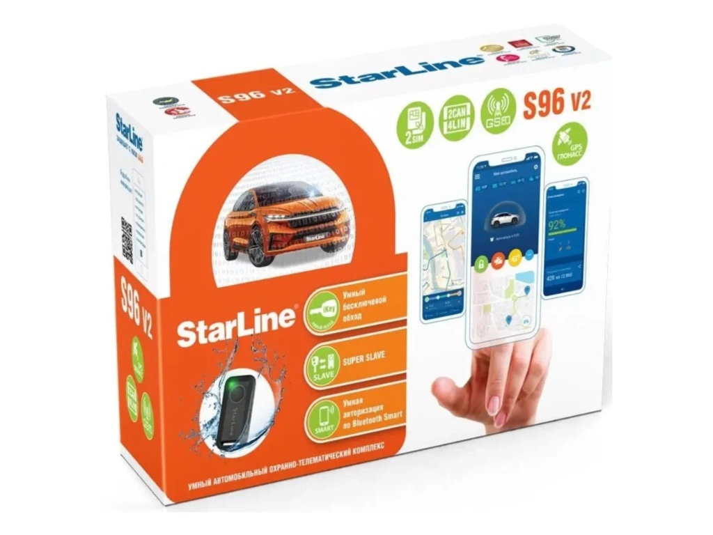 фото Сигнализация starline s96 v2 bt 2can-4lin gsm/gps