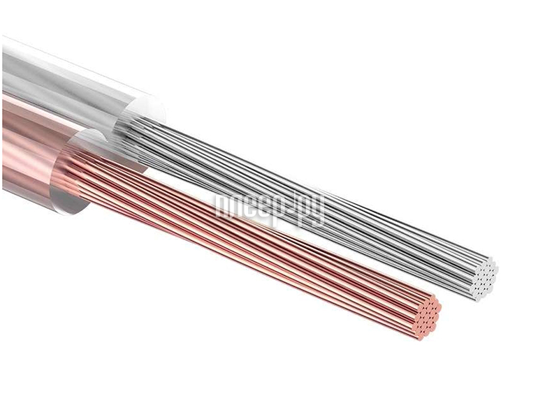 

Кабель акустический Rexant 2x1mm 5m Transparent 01-6305-05, 01-6305-05