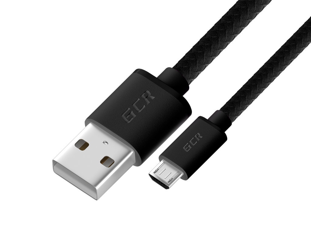 

Аксессуар GCR USB - MicroUSB 50cm Black GCR-54084, GCR-54084