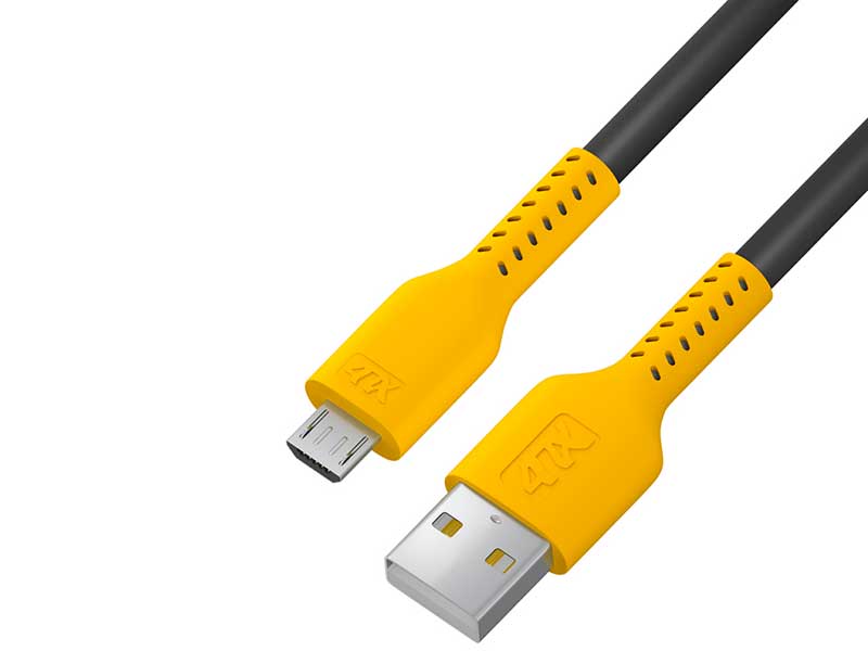 

Аксессуар 4PH USB - MicroUSB 1.0m Black-Yellow 4PH-R90064, 4PH-R90064