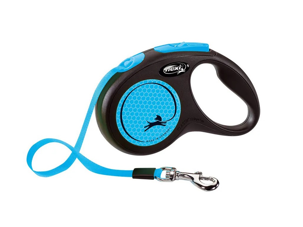 

Рулетка Flexi Neon S 5m до 15kg Black 79445, 79445