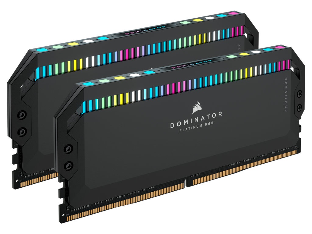 фото Модуль памяти corsair dominator platinum rgb ddr5 dimm 5600mhz pc-44800 cl36 - 32gb kit (2x16gb) cmt32gx5m2b5600c36