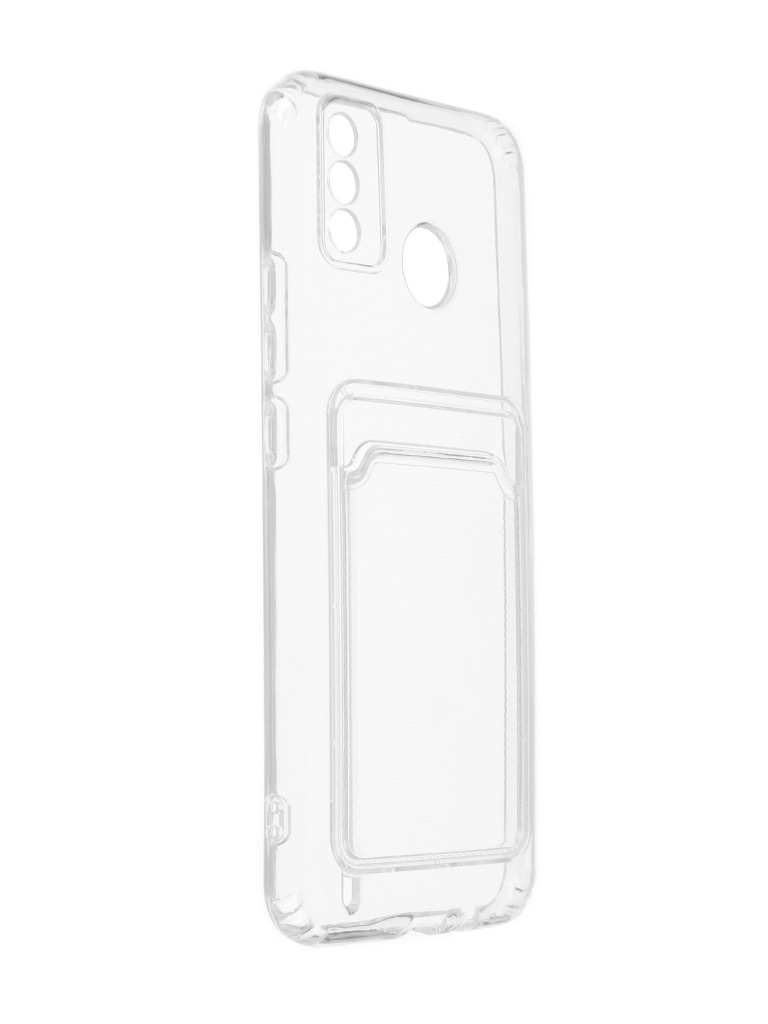 фото Чехол svekla для tecno spark 6 go с картхолдером transparent svcar-tecsp6go-wh