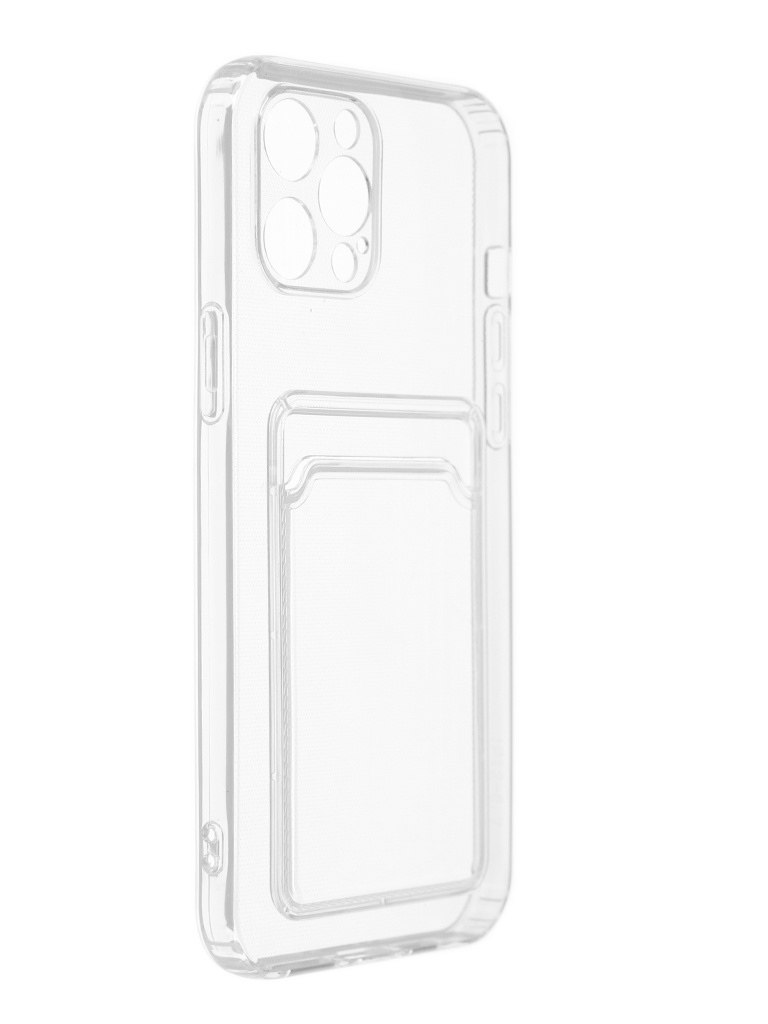 фото Чехол svekla для apple iphone 12 pro max с картхолдером transparent svcar-ip12pm-wh