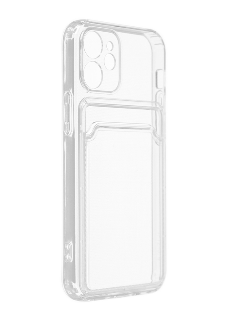 фото Чехол svekla для apple iphone 12 mini с картхолдером transparent svcar-ip12m-wh