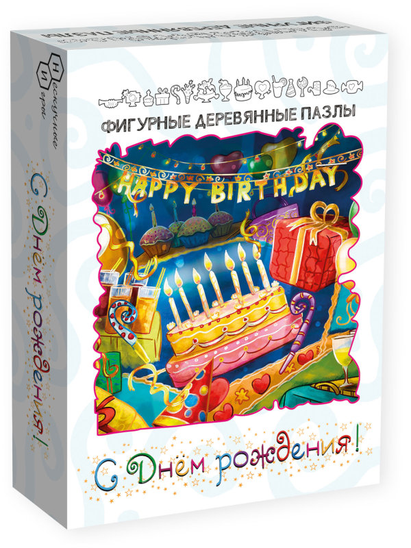 

Пазл Нескучные игры С днём рождения! 8512, С днём рождения!