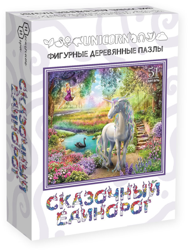 

Пазл Нескучные игры Сказочный единорог 8224, Сказочный единорог