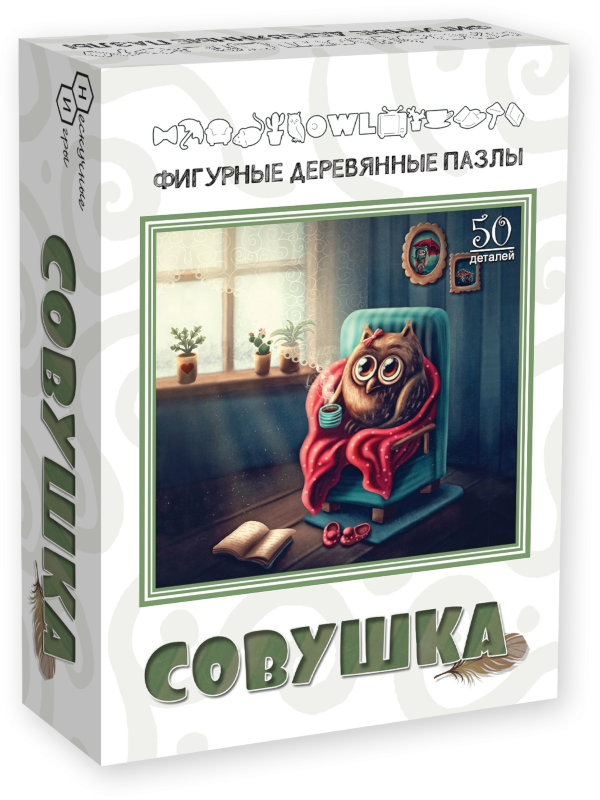 

Пазл Нескучные игры Совушка 8218, Совушка