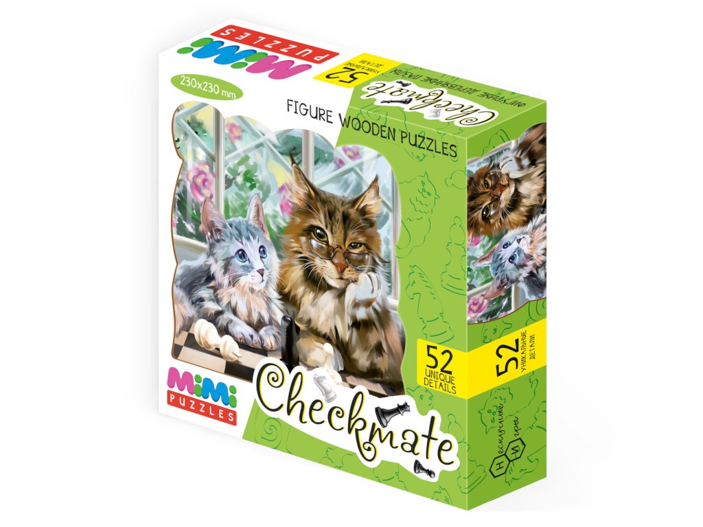 

Пазл Нескучные игры Mimi Puzzles Checkmate 8420 / 4620065362798, Mimi Puzzles Checkmate