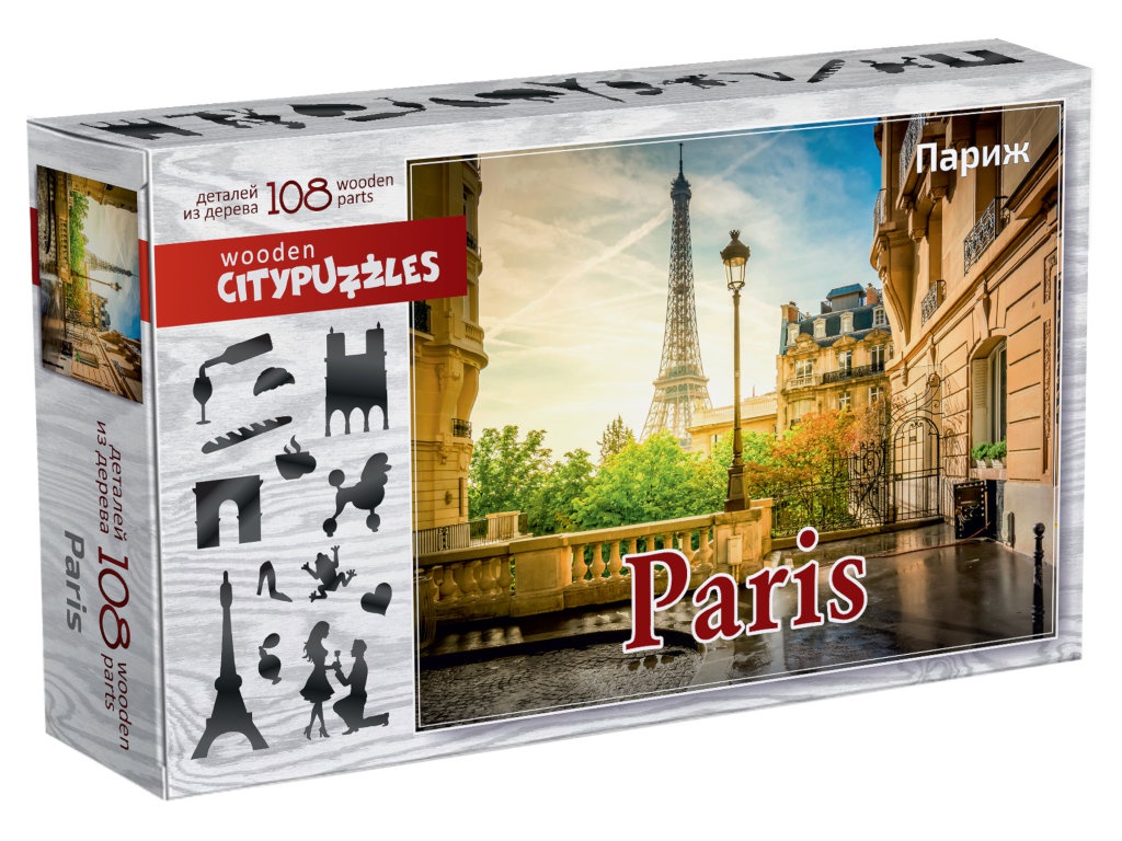 

Пазл Нескучные игры Citypuzzles Париж 8184 / 4620065360152, Citypuzzles Париж