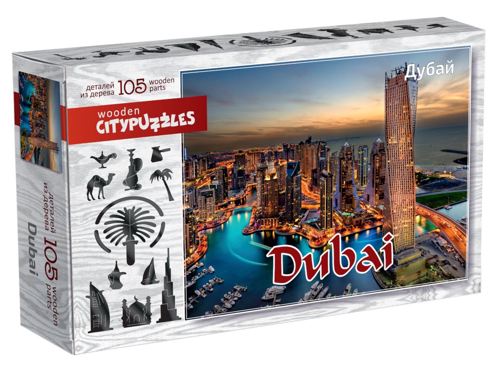 

Пазл Нескучные игры Citypuzzles Дубай 8223 / 4620065360336, Citypuzzles Дубай