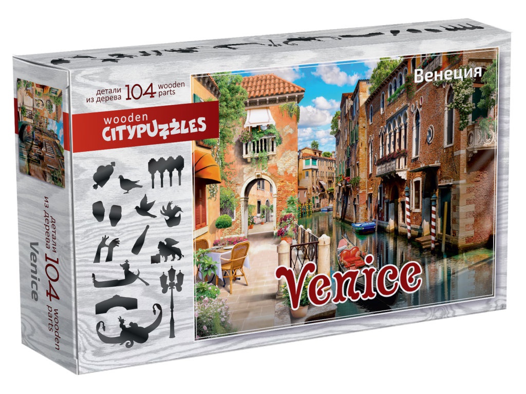 

Пазл Нескучные игры Citypuzzles Венеция 8185 / 4620065360169, Citypuzzles Венеция