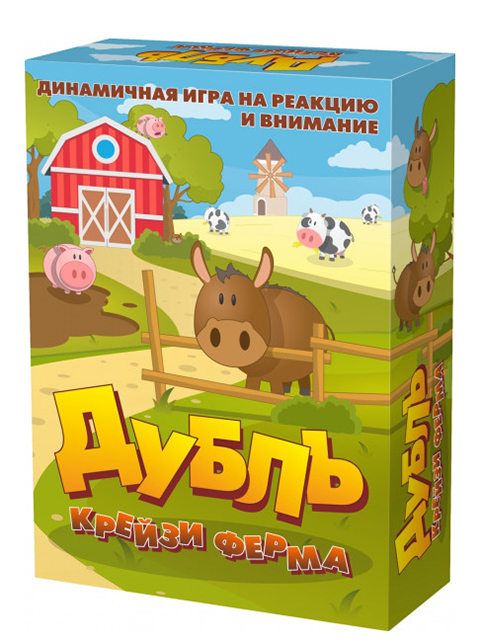 

Настольная игра Нескучные игры Дубль Крейзи-ферма 8348, Дубль Крейзи-ферма