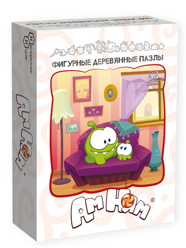 

Пазл Нескучные игры Cut the rope 8399, 8399