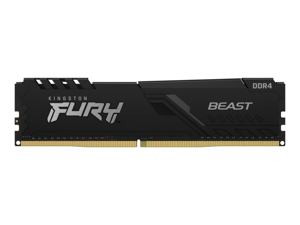 фото Модуль памяти kingston fury beast black ddr4 dimm 3733mhz pc29800 cl19 8gb kf437c19bb/8