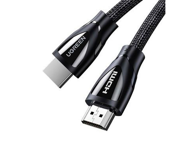 

Аксессуар Ugreen HD140 HDMI A M/M Cable with Braided 1m Black 80401, HD140