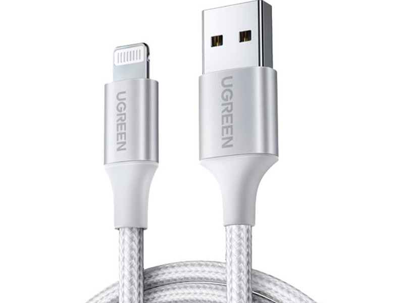

Аксессуар Ugreen US199 Lightning 1m Silver 60161, US199
