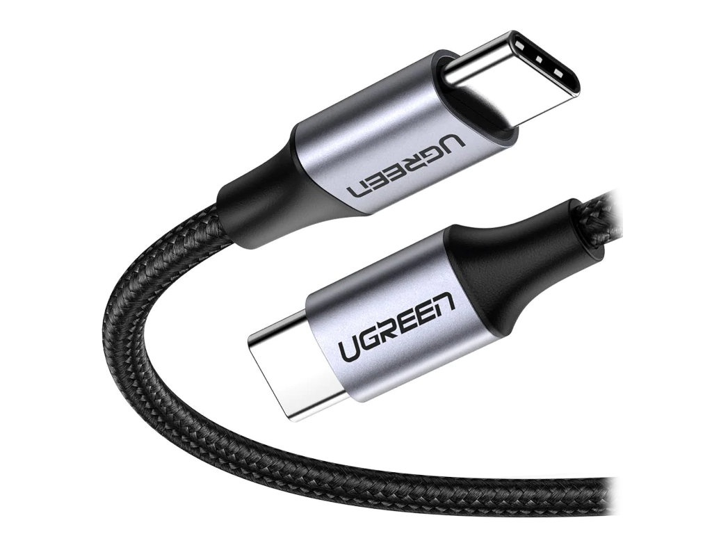 

Аксессуар Ugreen US261 Type-C - Type-C 1m Grey-Black 50150, US261